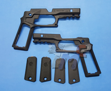 Recover Tactical CC3P Grip & Rail System for M1911(Black & Grey) - Click Image to Close